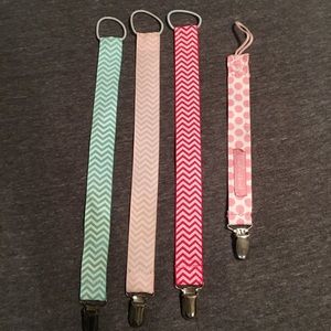 Pacifier clamps!
